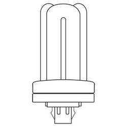 F18TBX/835/A/ECO GE 97626 18 Watt Triple 4-Pin GX24q-2 Base 3500K