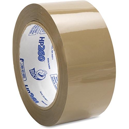Duck Brand HP260 Tan Packaging Tape (High-Performance 3.1 Mil), 1.88-inch x 60 yards, #299009 - 3 ROLLS