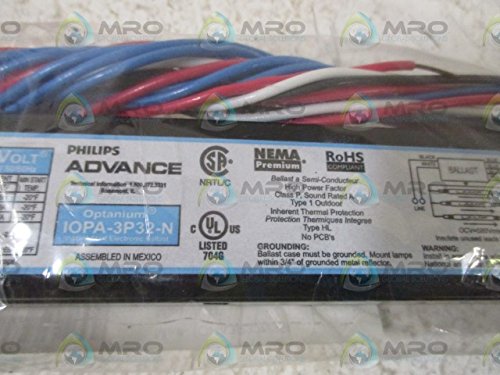 ADVANCE IOPA-3P32-2 BALLAST 120VNEW IN A BAG