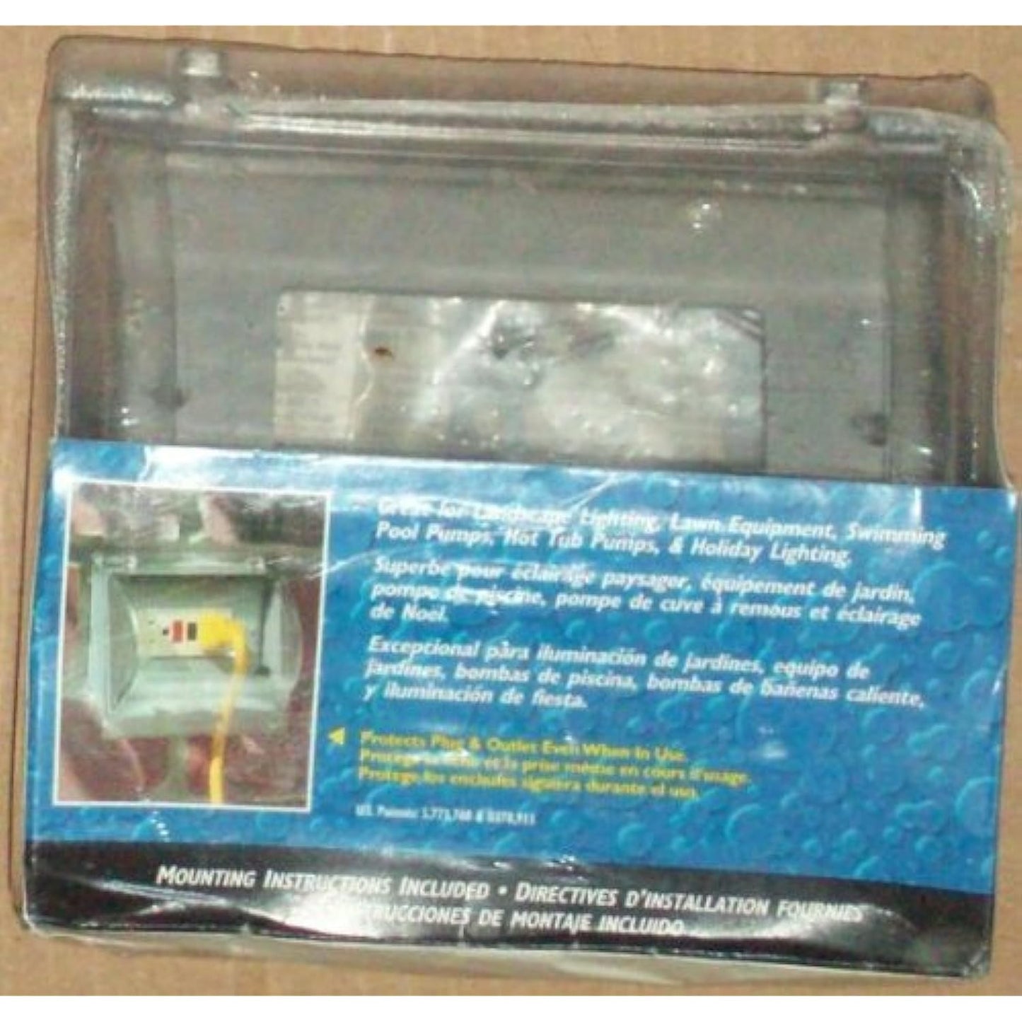 Carlon In-Use Weatherproof Cover, Single Gang Horizontal Cover, Good for GFCI or Duplex Faceplate