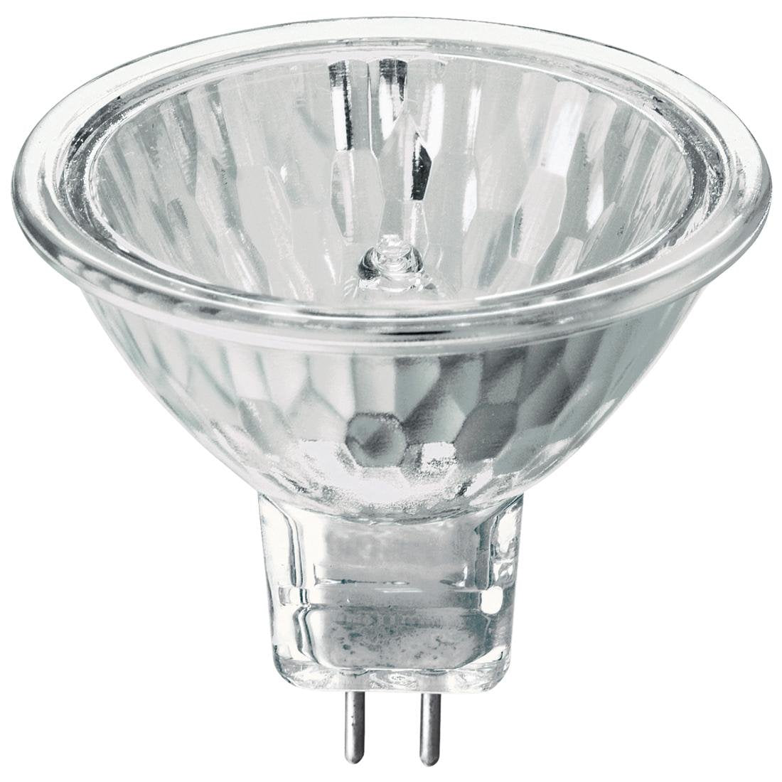 BAB 20 Watt 12V GU5.3 Base Halogen Covered Glass MR16 Flood Bulb (BAB/CG/ATH)