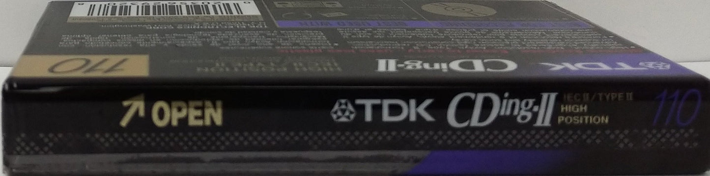 TDK CD POWER AUDIO CASSETTE 110 MINS