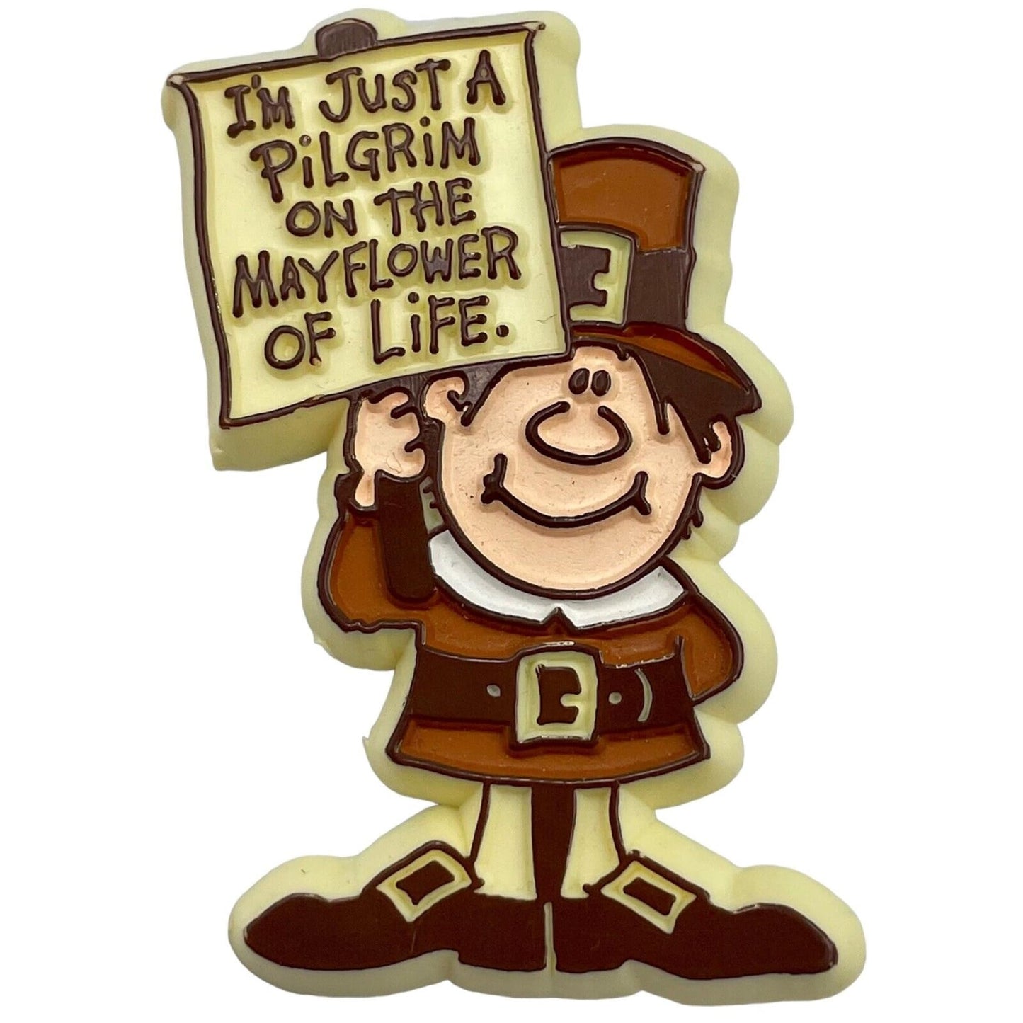 Thanksgiving Humorous Pilgrim Lapel Pin By Hallmark