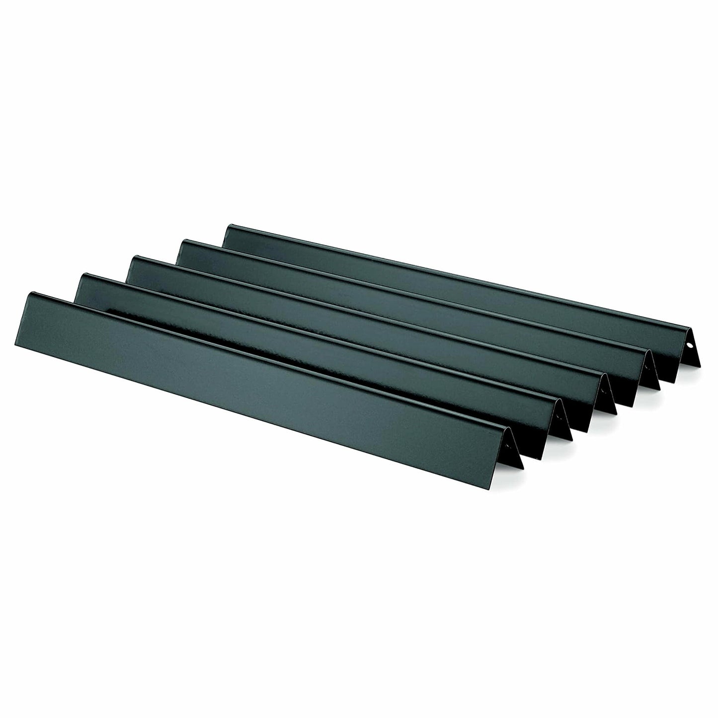 Weber 7539 Porcelain-Enameled Flame Tamer Flavorizer Bars For Genesis Side Mount E-310 & E-320 (2007-2010) Gas Grills - 5-Pieces