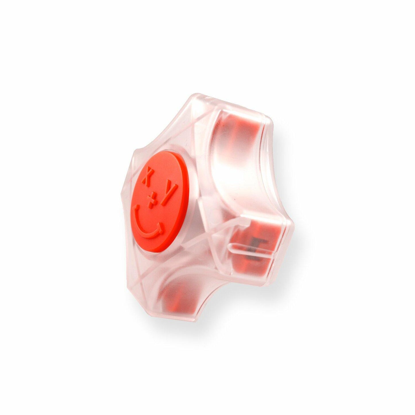Coordimate Self Inking XY Graph Stamp Clear and Red, Inch Measurements (with Black Ink)