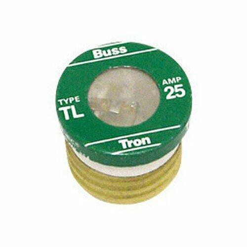 Bussman TL-25PK4 25 Amp Time Delay Plug Fuses 4 Count