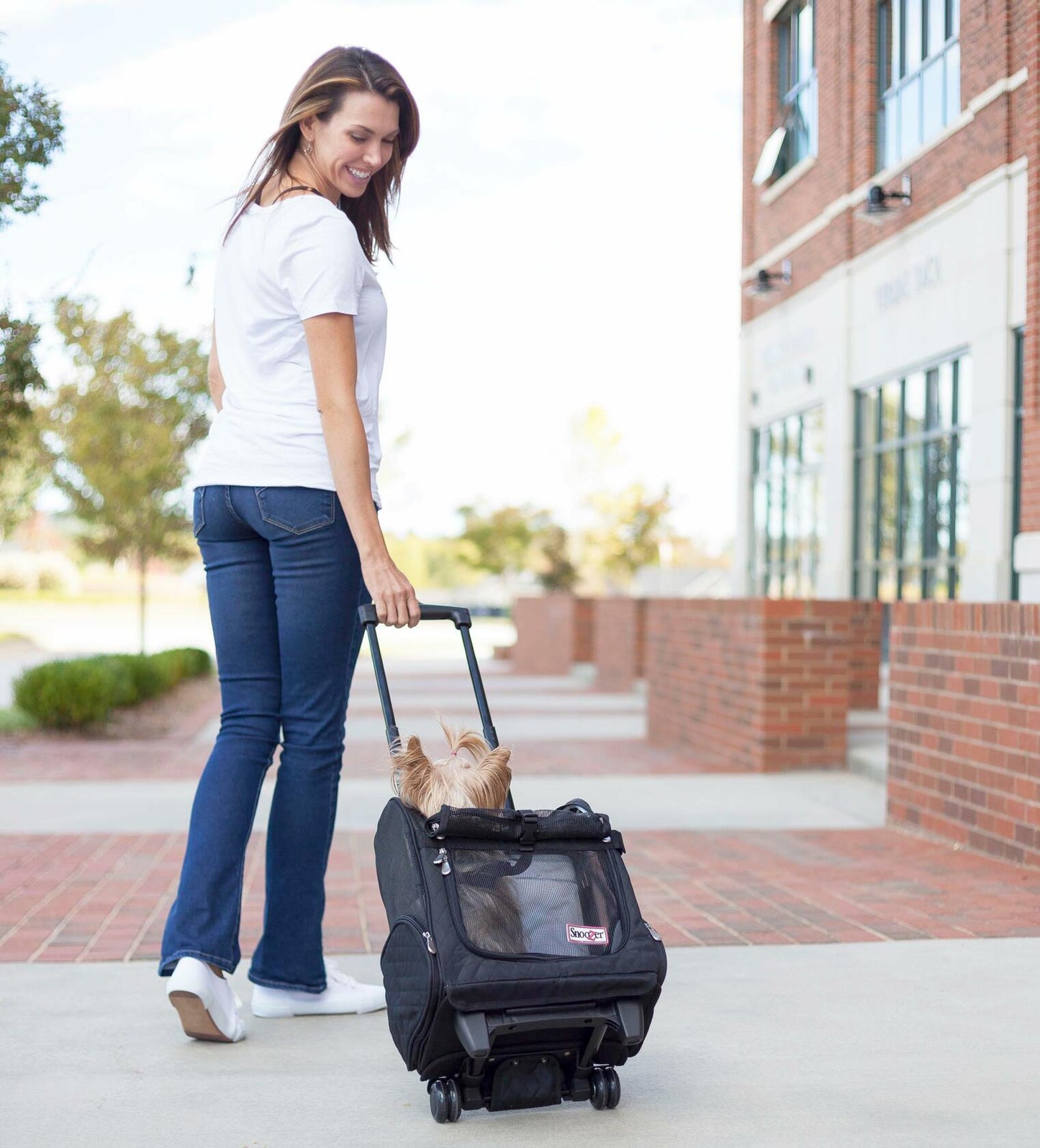 Snoozer Roll Around 4-in-1 Pet Carrier, Black, Large