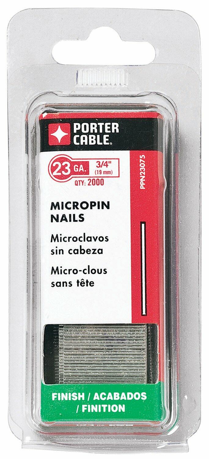 PORTER-CABLE PPN23075 3/4-Inch, 23 Gauge Pin Nails (2000-Pack)