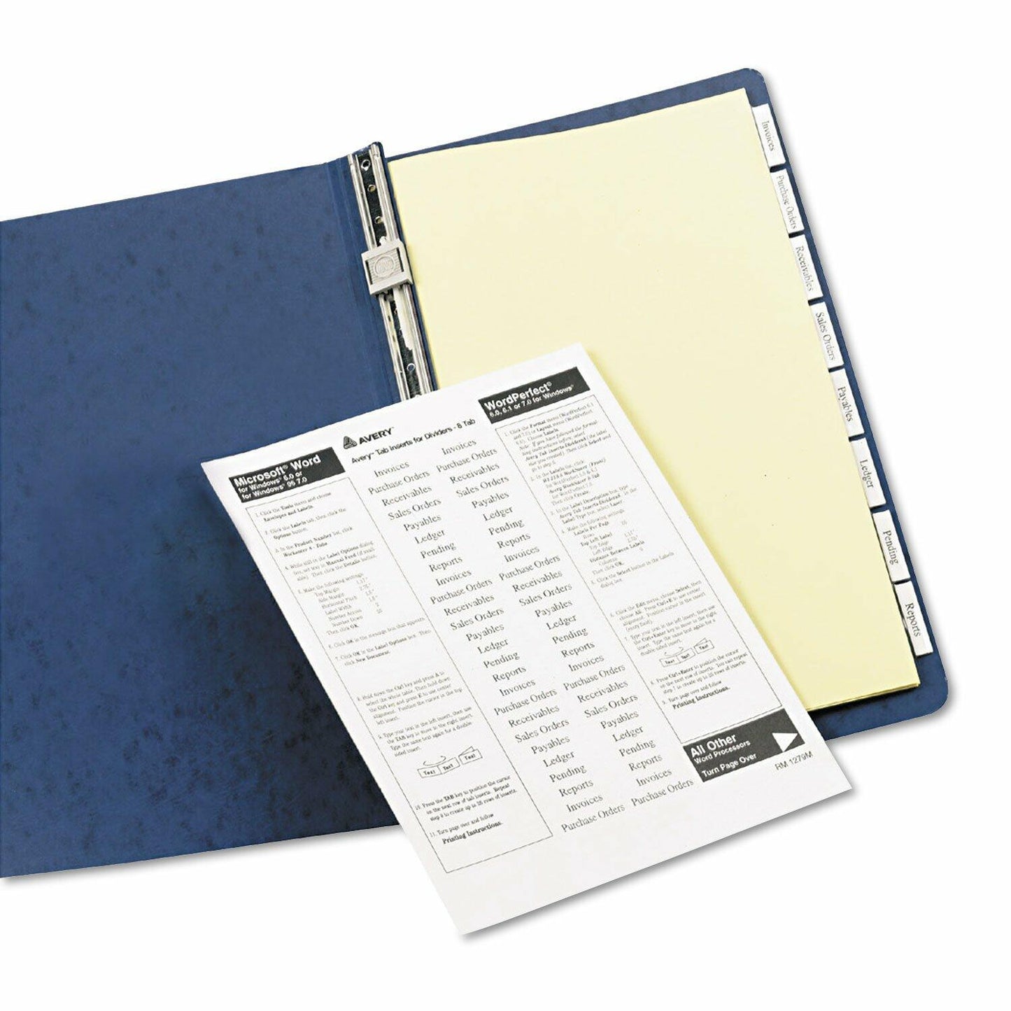 Avery 11116 Insertable Standard Tab Dividers, 8-Tab, Legal,Buff