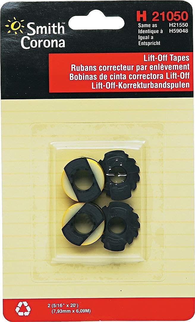 Smith Corona H21050 Lift-Off Correcting Tape Spools, Pack of 2