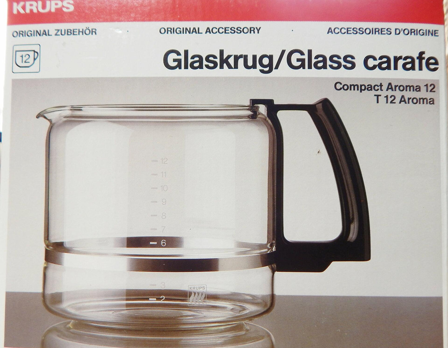 Krups Replacement Carafe, White, DISCONTINUED