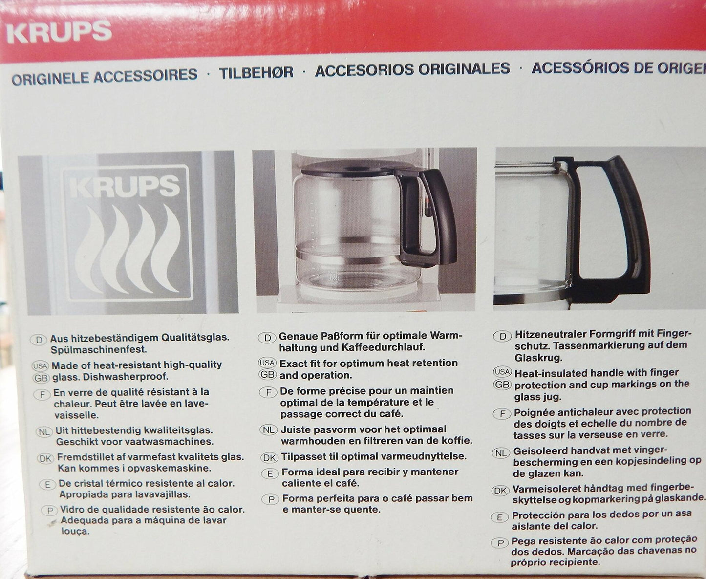 Krups Replacement Carafe, White, DISCONTINUED