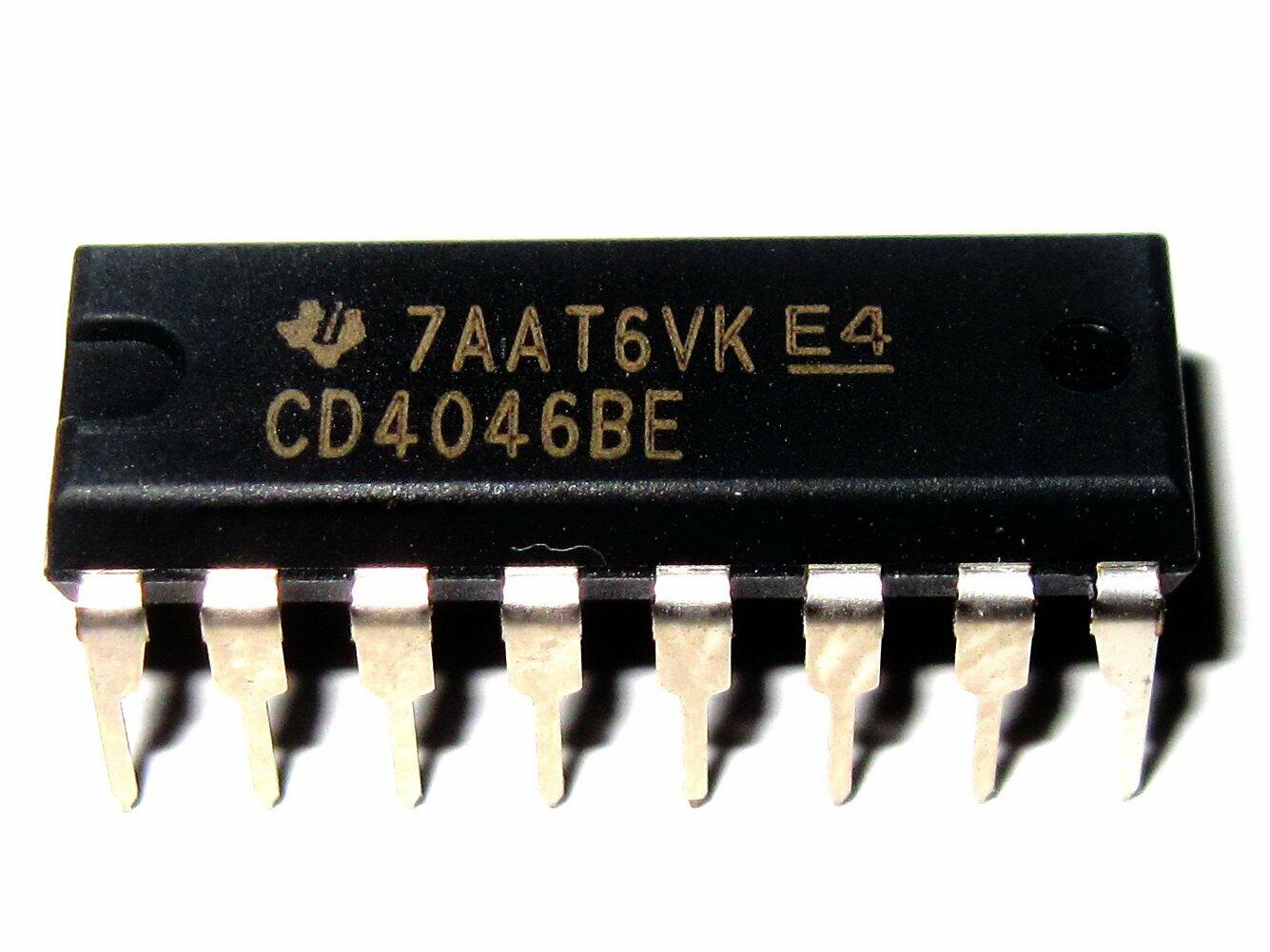 Texas Instruments CD4046BE CD4046 CMOS Micropower Phase-Locked Loop DIP16 1 Pack