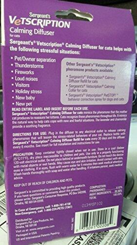 Sgt Vet Scrip Cat Diffuse Size 1.5 O Sgt Vet Scrip Cat Diffuse 1.5 Oz