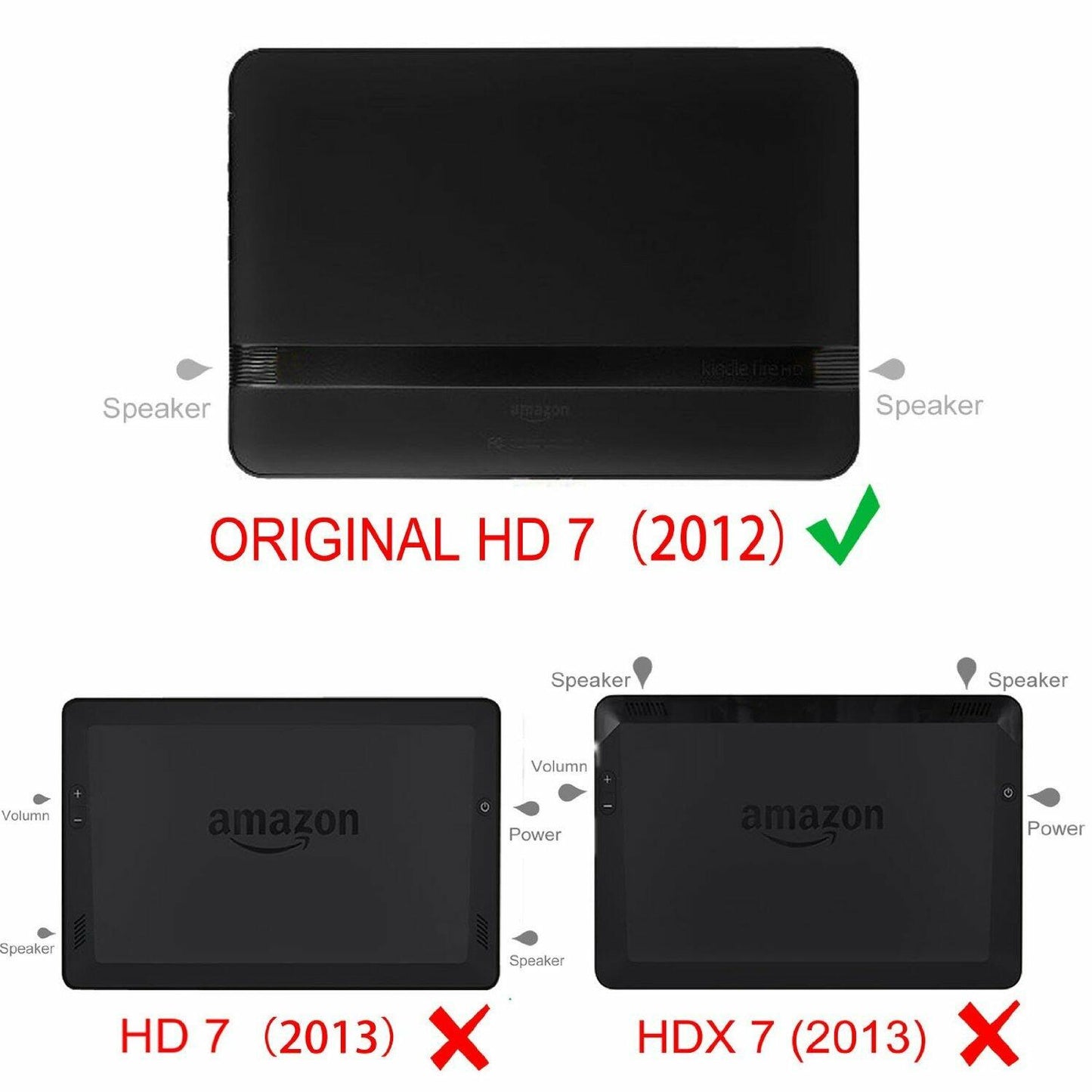 Marware MicroShell Folio Lightweight Standing Case for Kindle Fire HD 7", Black (only fits Kindle Fire HD 7")