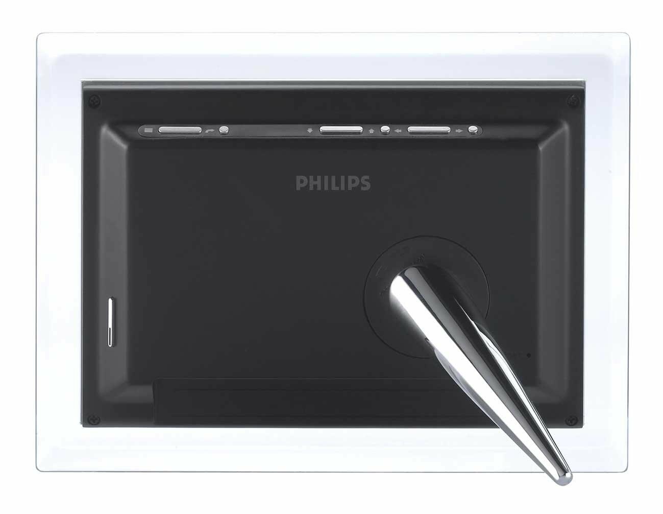 Philips 6.5-Inch Digital Photo Frame (Clear & Black)