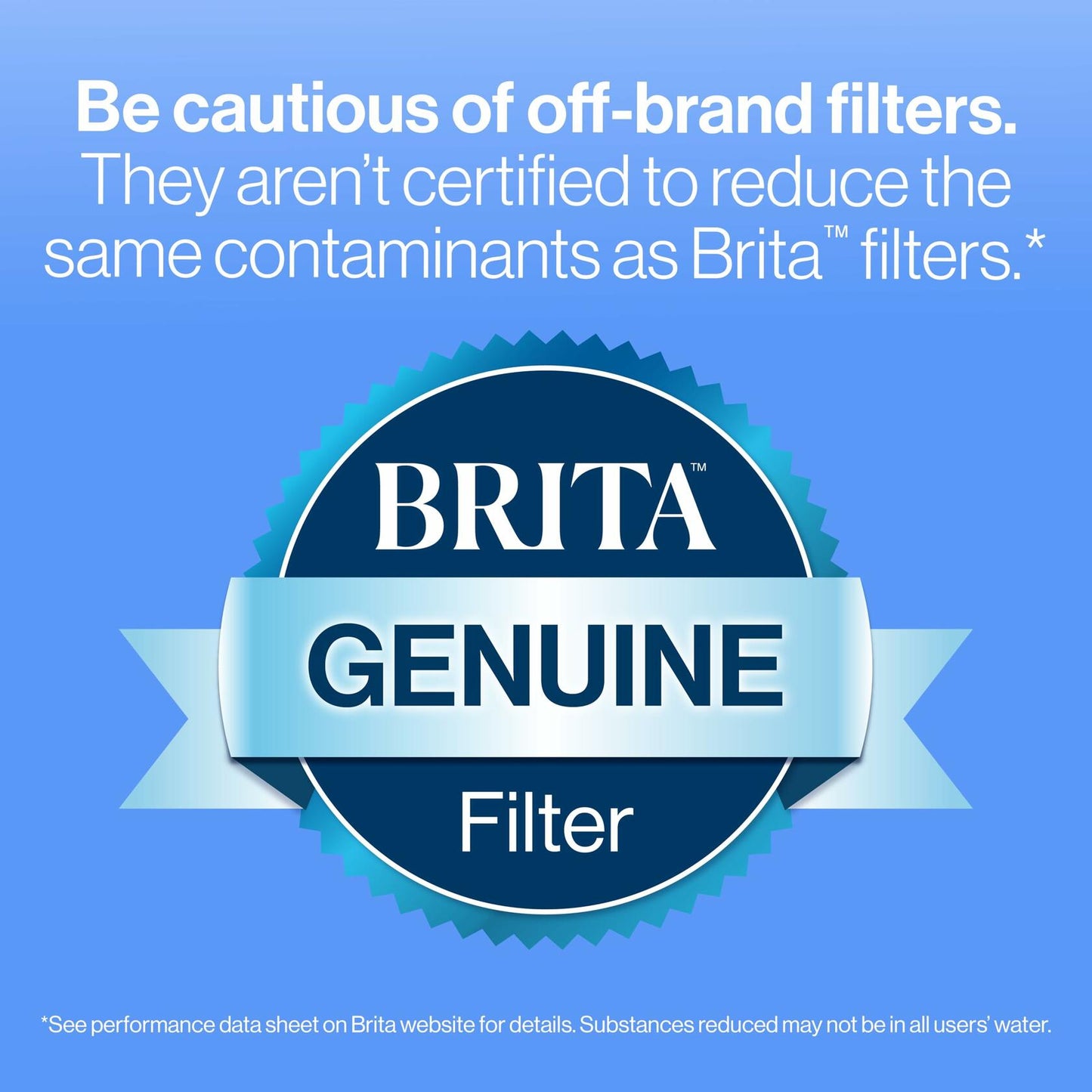 Brita Standard Water Filter, Standard Replacement Filters for Pitchers and Dispensers, BPA Free, 6 Count
