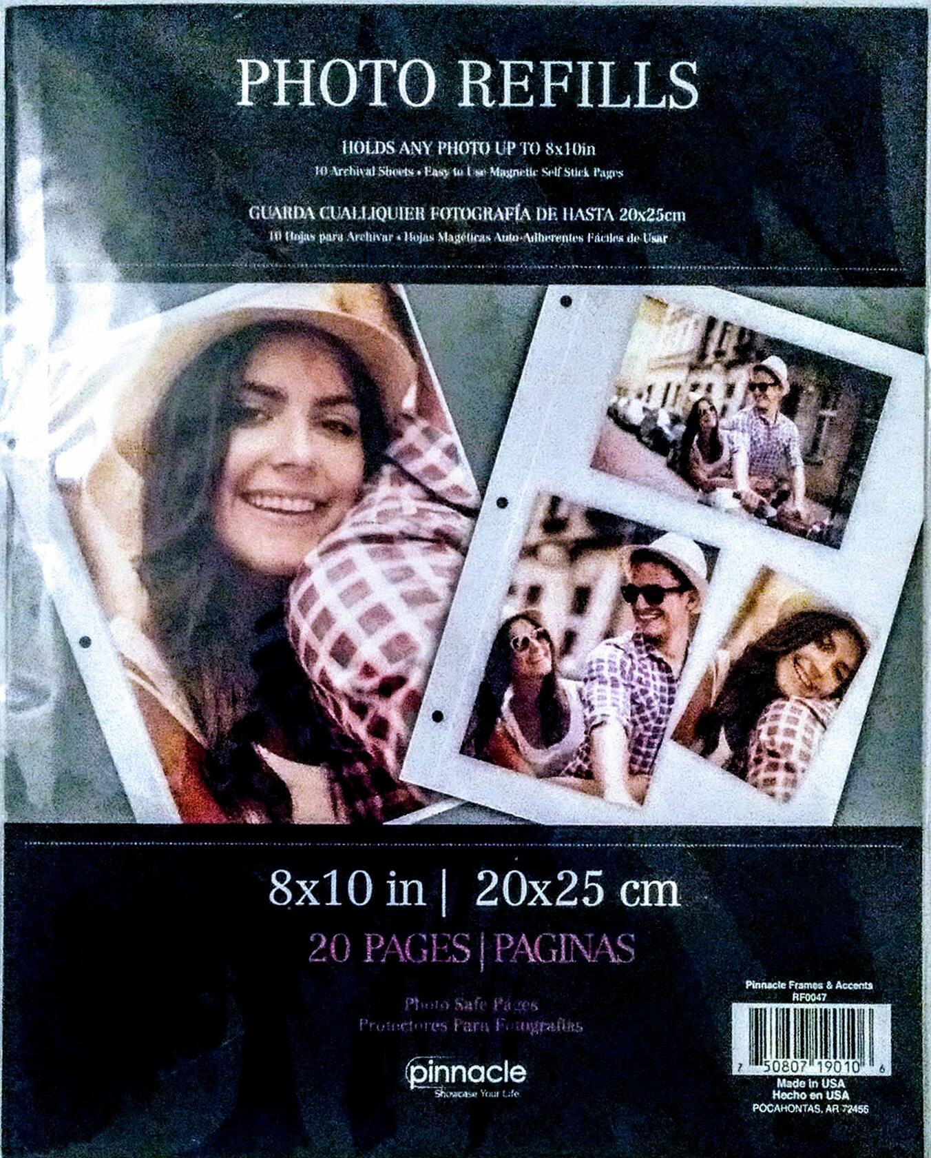 Pinnacle 8x10 inch, 20 Pages Classic White Letter Paper Pack