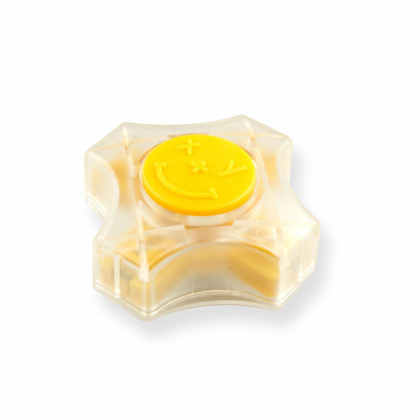 CoordiMate Self Inking XY Graph Stamp Clear and Yellow, Inch Measurements (with Black Ink)