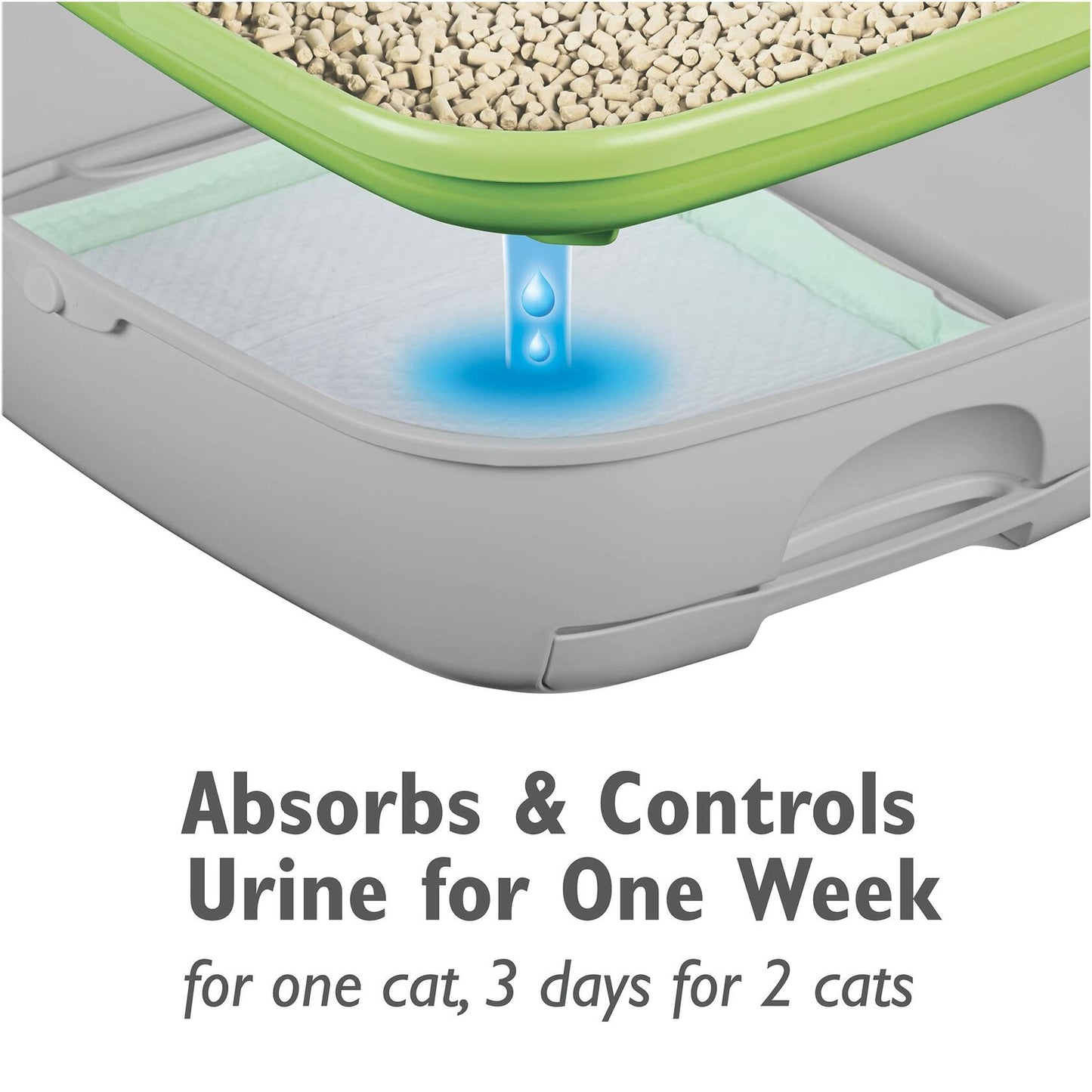 Purina Tidy Cats Breeze Cat Pad Refills, Clean & Easy Disposable Cat Pads for Breeze Litter System, Controls Odors, 10 Cat Pad Refills/Pack (Pack of 2)