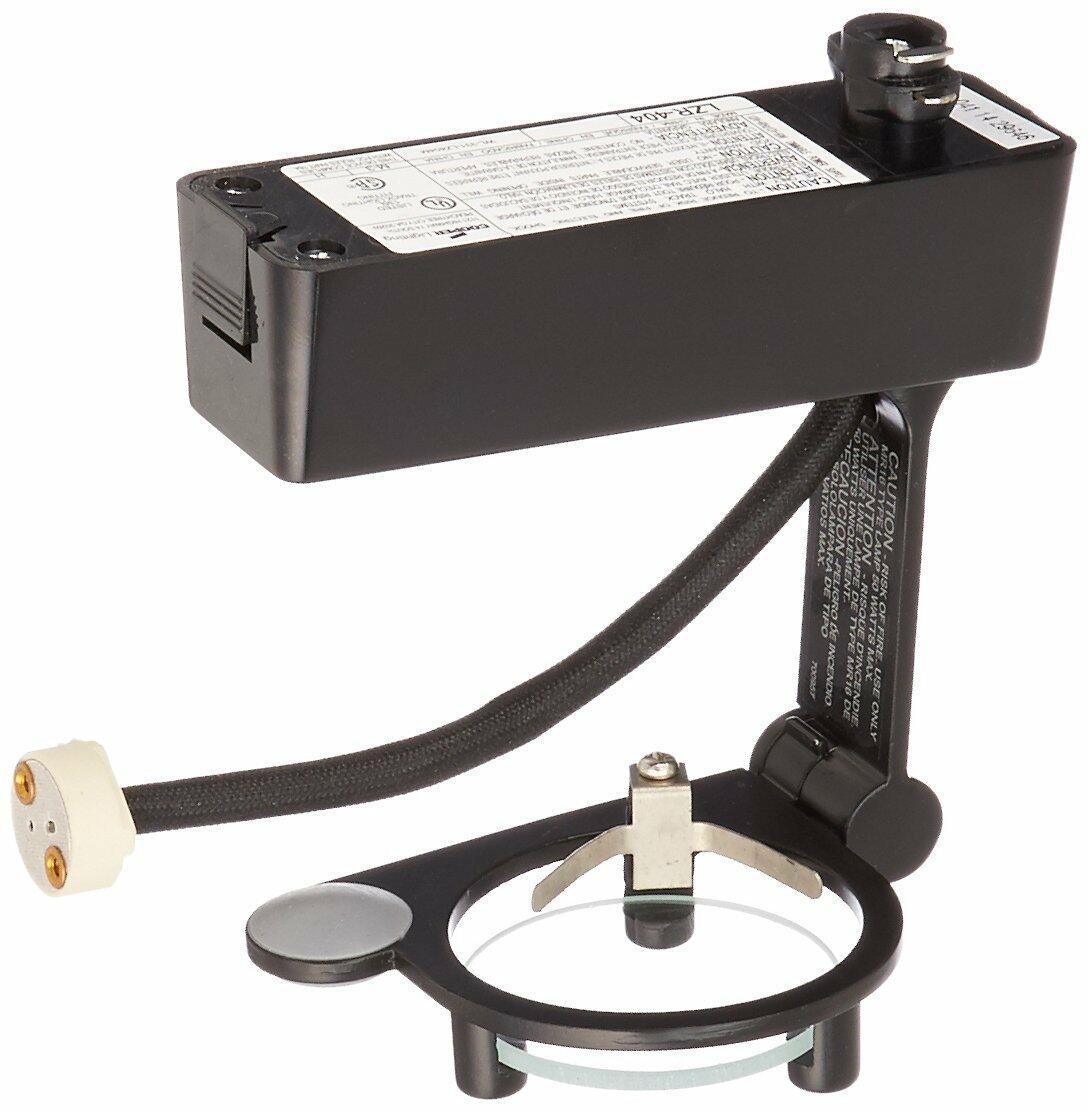 Halo LZR404MB Lazer Low Voltage Contemporary Gimbal Lamp Holder with Electronic Transformer, MR16, Matte Black