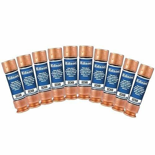 Compatible Replacement for Cooper Bussman FRN-R-15 - Box of 10 Edison Time Delay Fuse - 15 Amp 250V - RK5 Dual Element