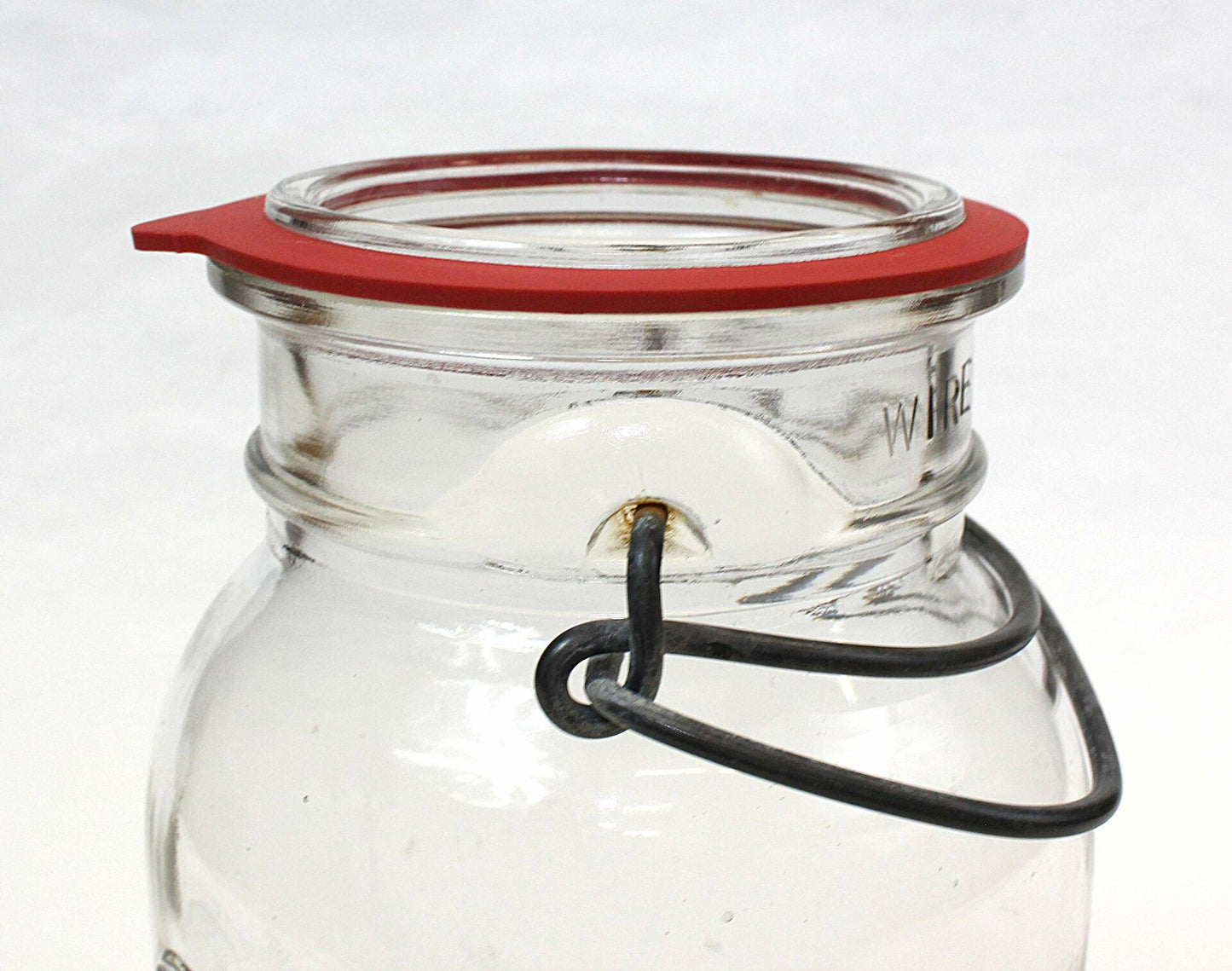 Viceroy Reliable Seal Canning Jar Seals, Fits Clamp-Down Regular Mouth Jars, Pure Natural Rubber Rings, Red, with Tab, 12 Rings per Box (Pack of 1)