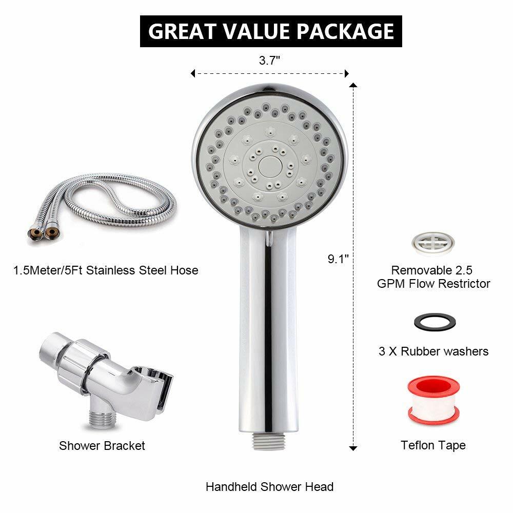 Oxygenics 61121/61120 SkinCare Showerhead, Chrome and Gold