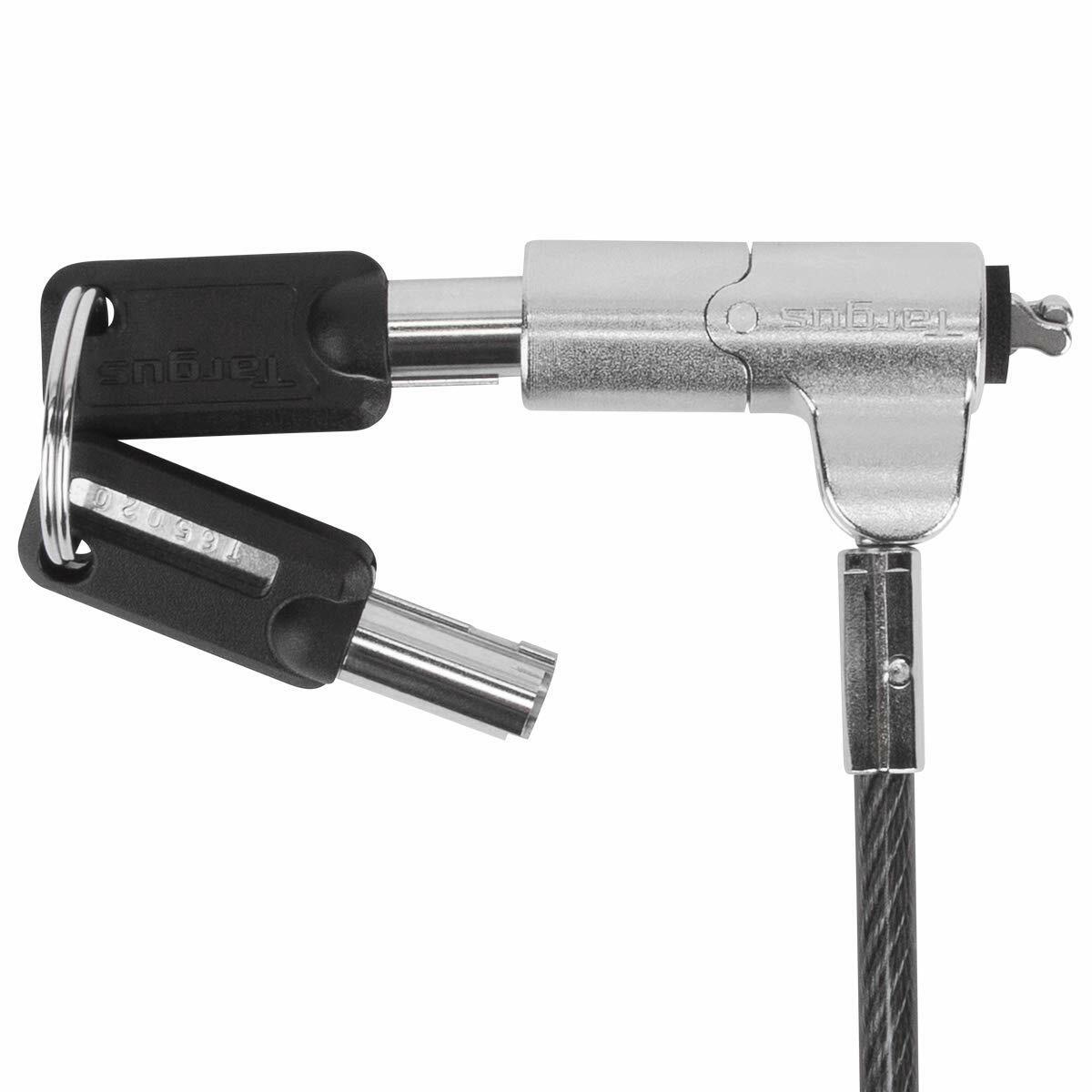 Targus DEFCON Trapezoid Keyed Cable Lock for Laptop Computer and Desktop Security - 1 Pack (ASP65GLX)