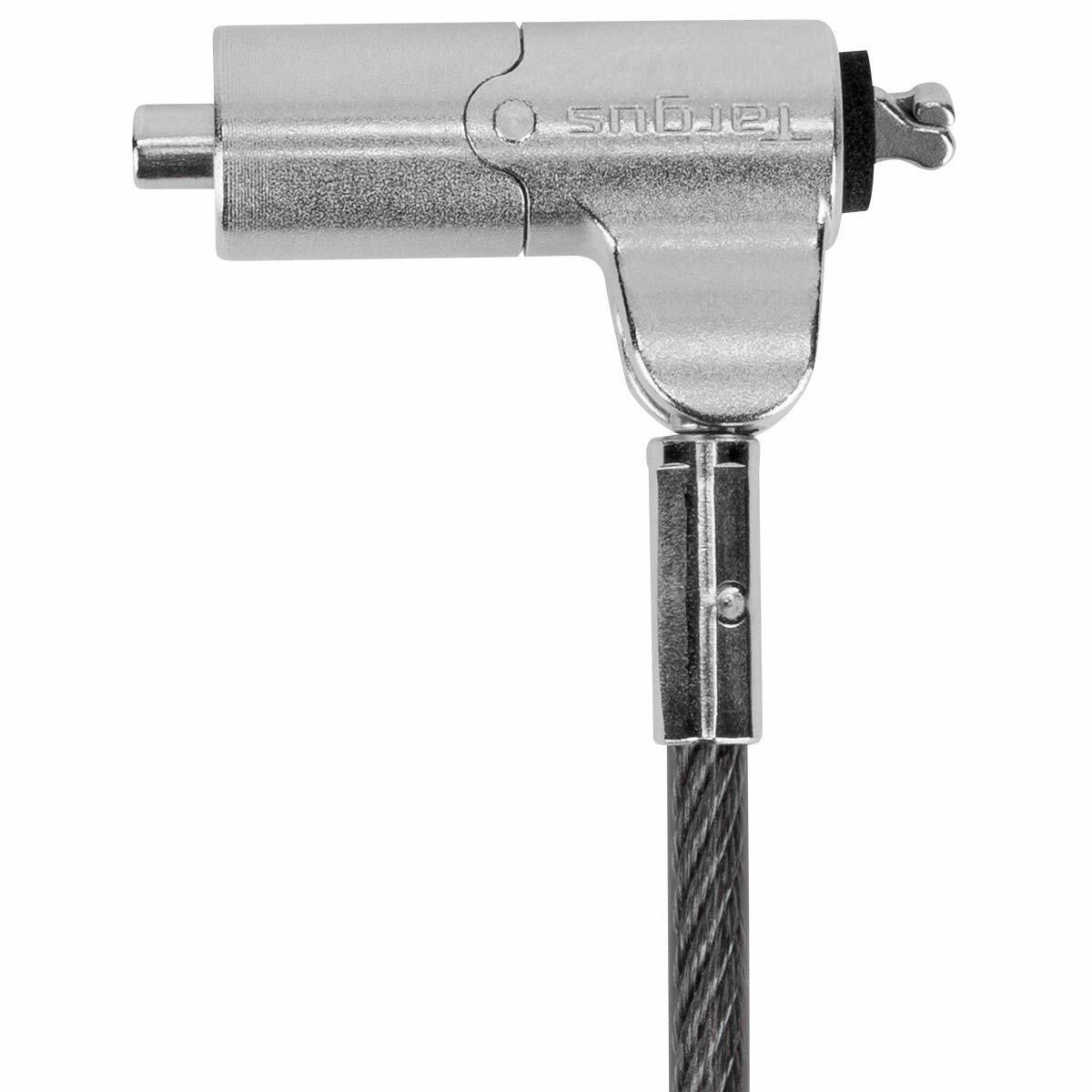Targus DEFCON Trapezoid Keyed Cable Lock for Laptop Computer and Desktop Security - 1 Pack (ASP65GLX)