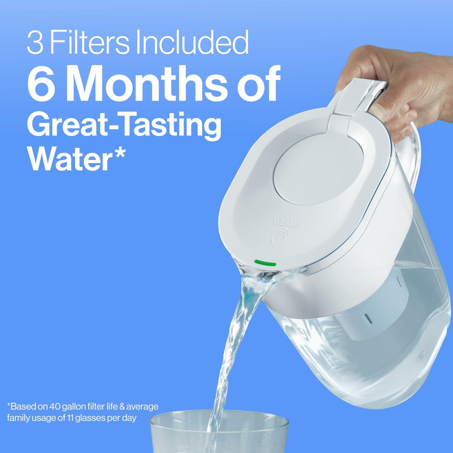Brita Standard Water Filter, Standard Replacement Filters for Pitchers and Dispensers, BPA Free, 3 Count
