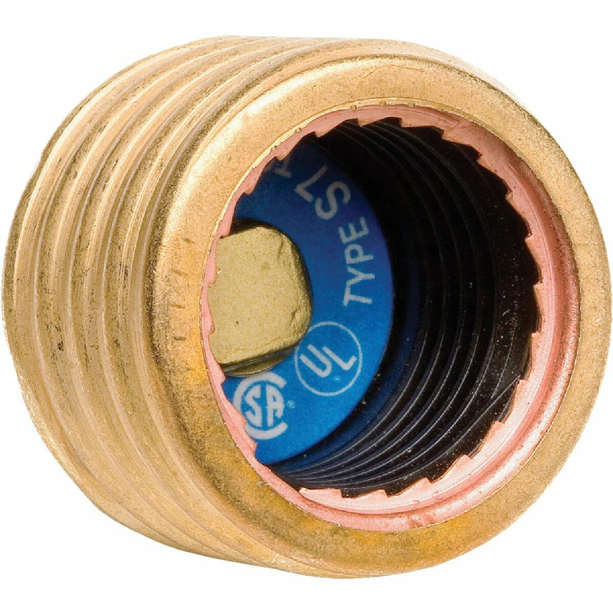 Bussmann SA-15 15 Amp Single Motor Circuit Edison Base Fustat Fuse Adaptor, 4-Pack
