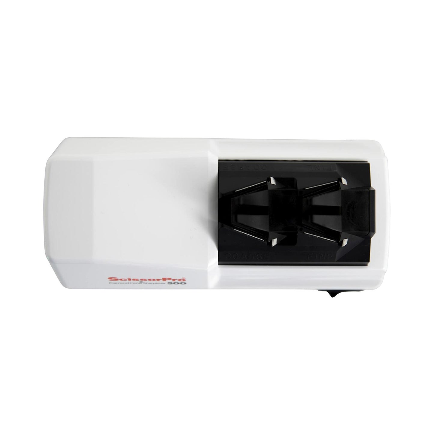 Chef's Choice Scissorpro Electric Professional with Diamond Hone Features Precise Angle Guides Sharpens a Variety of Household Scissors, 2-Stage, White