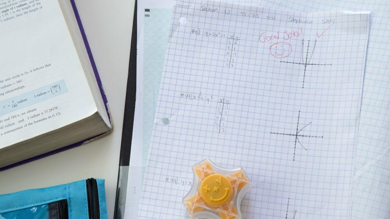 CoordiMate Self Inking XY Graph Stamp Clear and Yellow, Inch Measurements (with Black Ink)