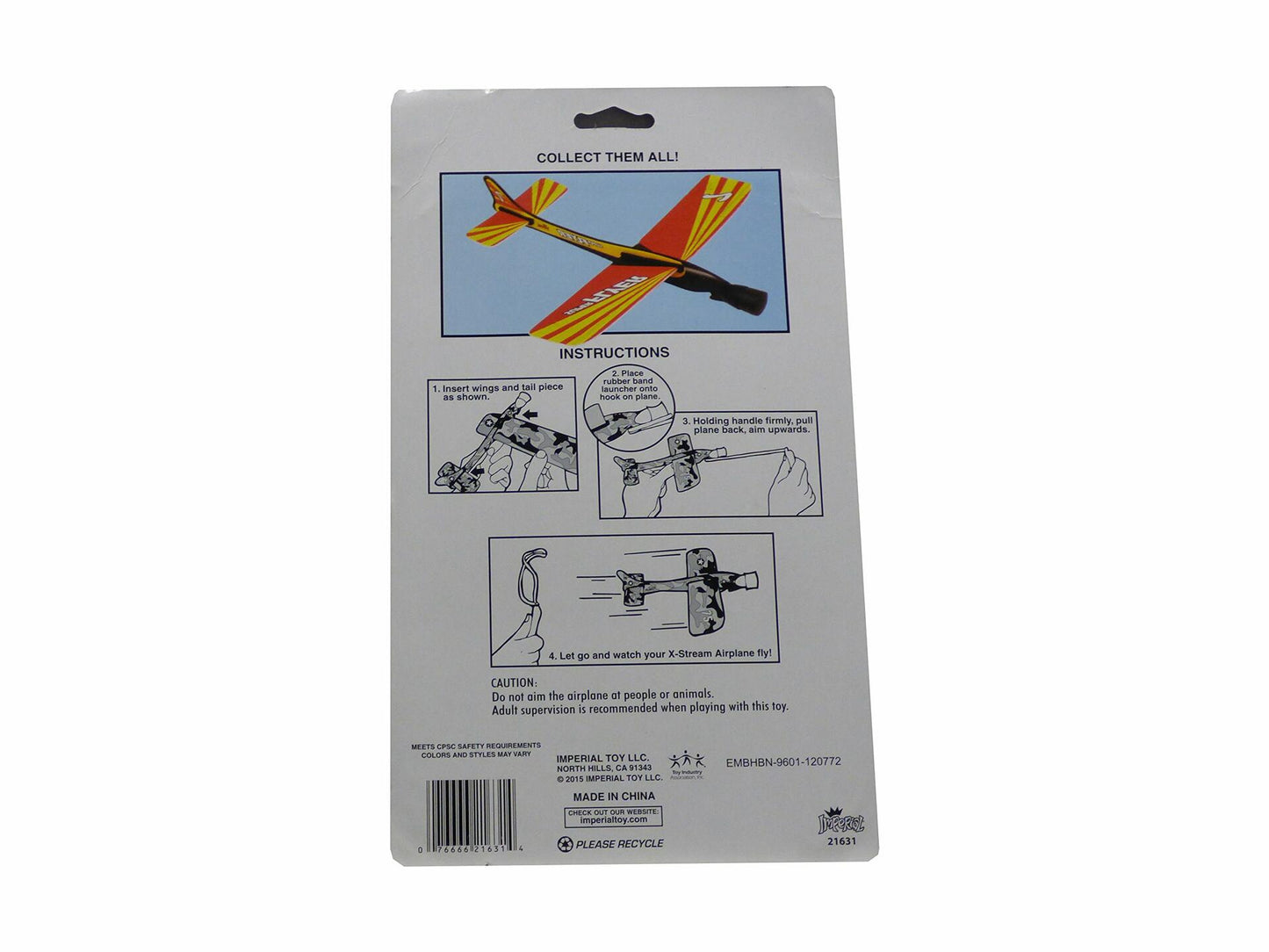 Imperial Toy 21631 Stream Airplanes Assorted Colors