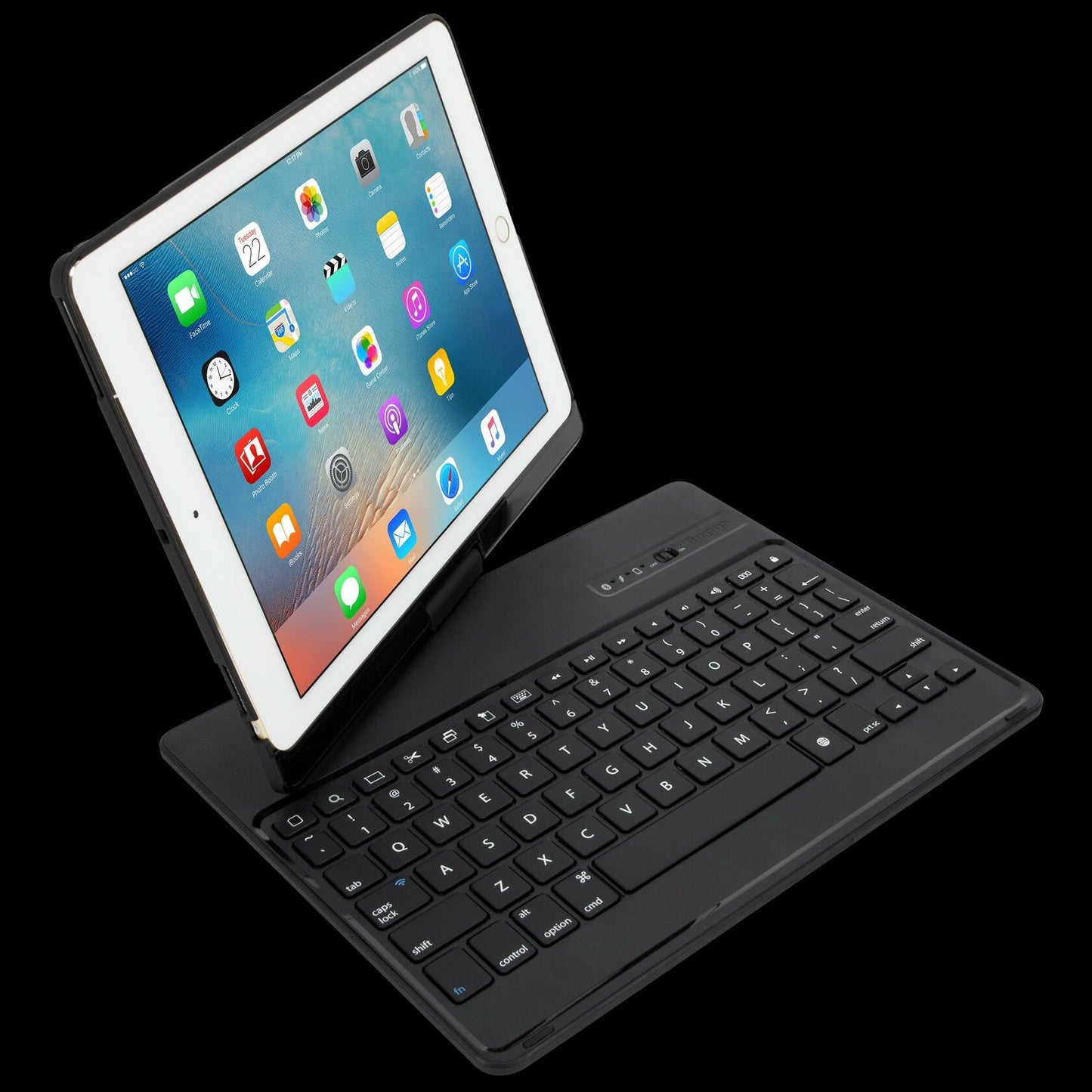 Targus VersaType Keyboard Case for iPad (2017), 9.7-Inch iPad Pro, iPad Air 2, and iPad Air, Black (THZ620US)