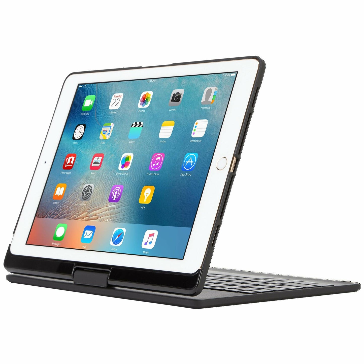 Targus VersaType Keyboard Case for iPad (2017), 9.7-Inch iPad Pro, iPad Air 2, and iPad Air, Black (THZ620US)