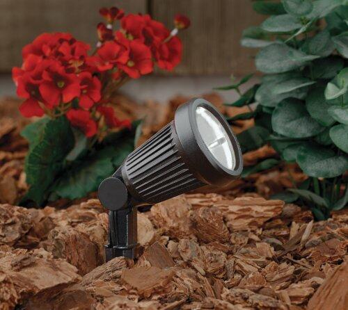 Intermatic CL507 Malibu Low Voltage Cast Metal 20-Watt Halogen Landscape Floodlight, Black