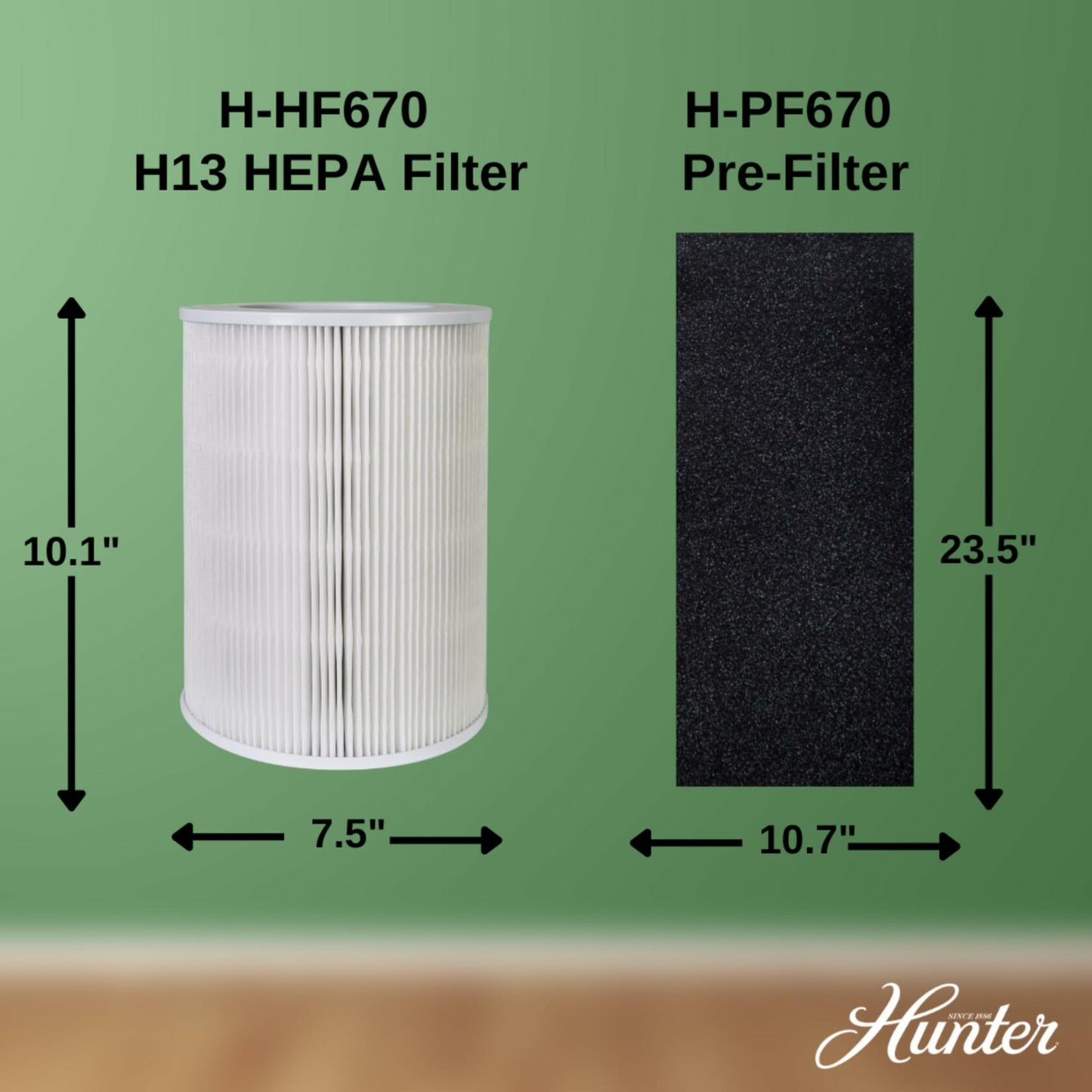 Hunter Fan H-HF670-VP Replacement Value Pack for HP670 Tower Purifier