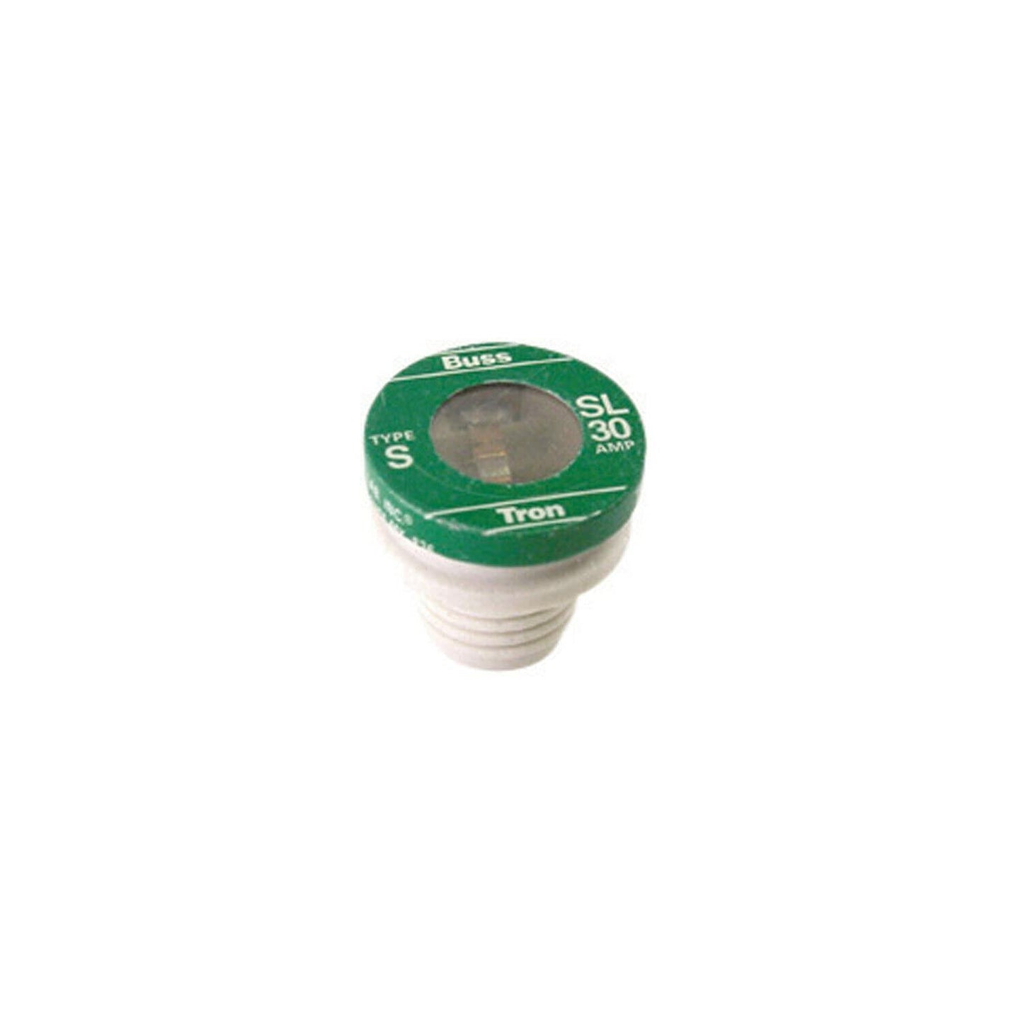 Bussmann SL-30PK4 30 Amp Time Delay Loaded Link Rejection Base Plug Fuse, 125V UL Listed, 4-Pack
