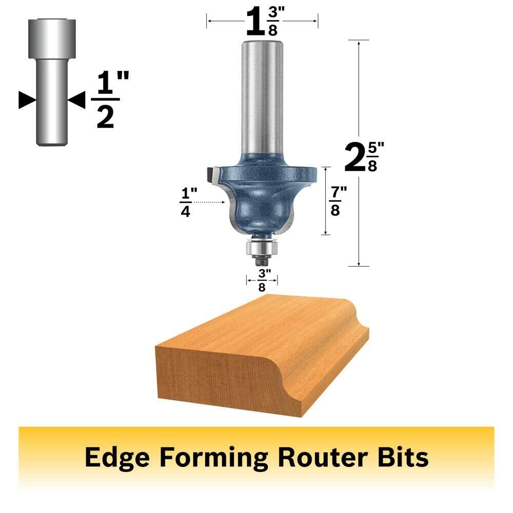 Bosch 85592M 1/4 in. x 3/4 in. Carbide Tipped Roman Ogee Bit