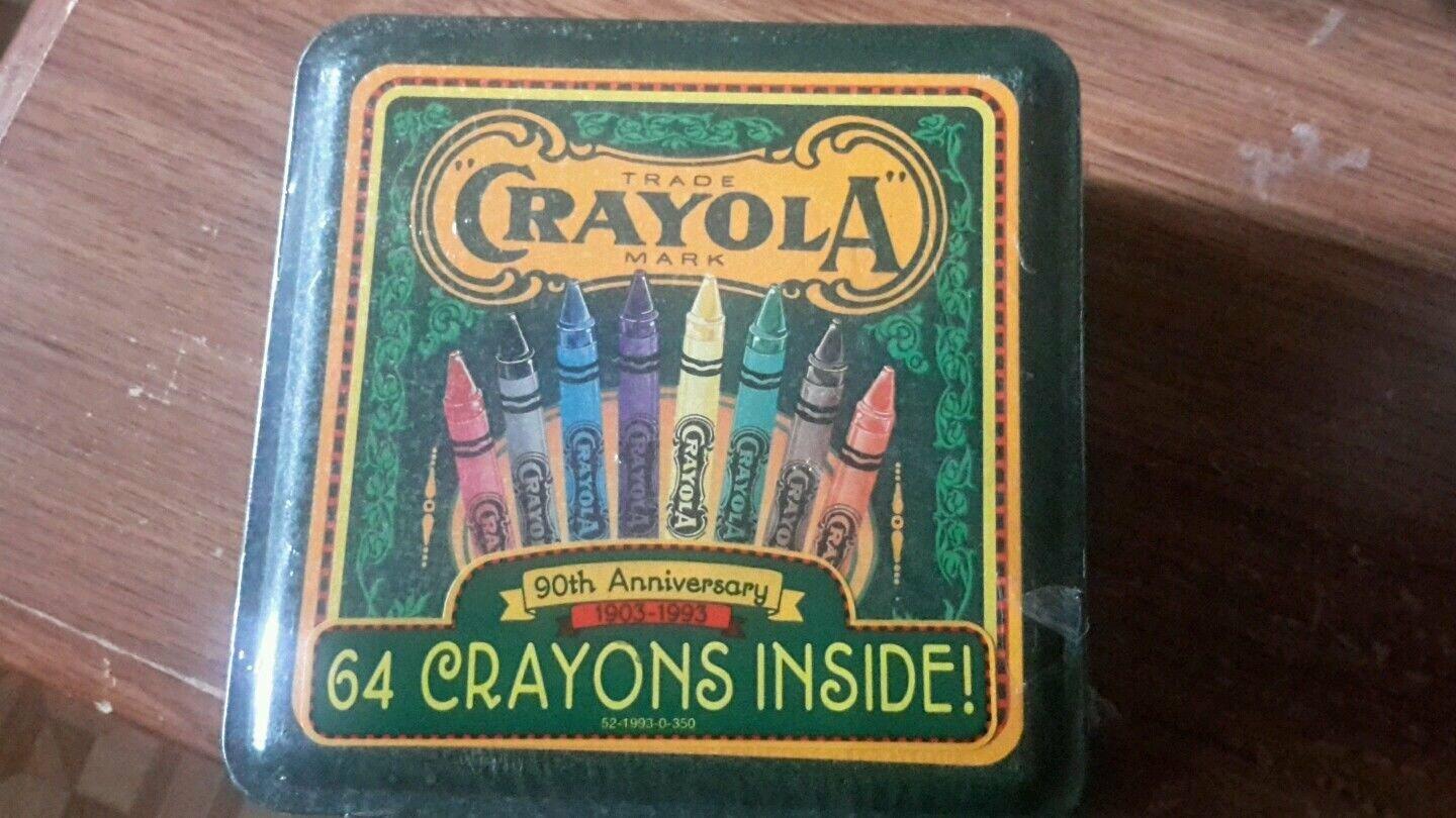 Crayola 90th Anniversary Tin with 64 Crayons