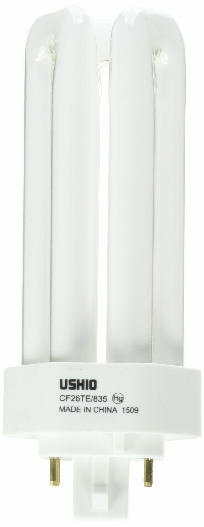 Ushio BC2434 3000217 - CF26TE/835-26W - 4 Pin GX24q-3 Base - 3500K - CFL
