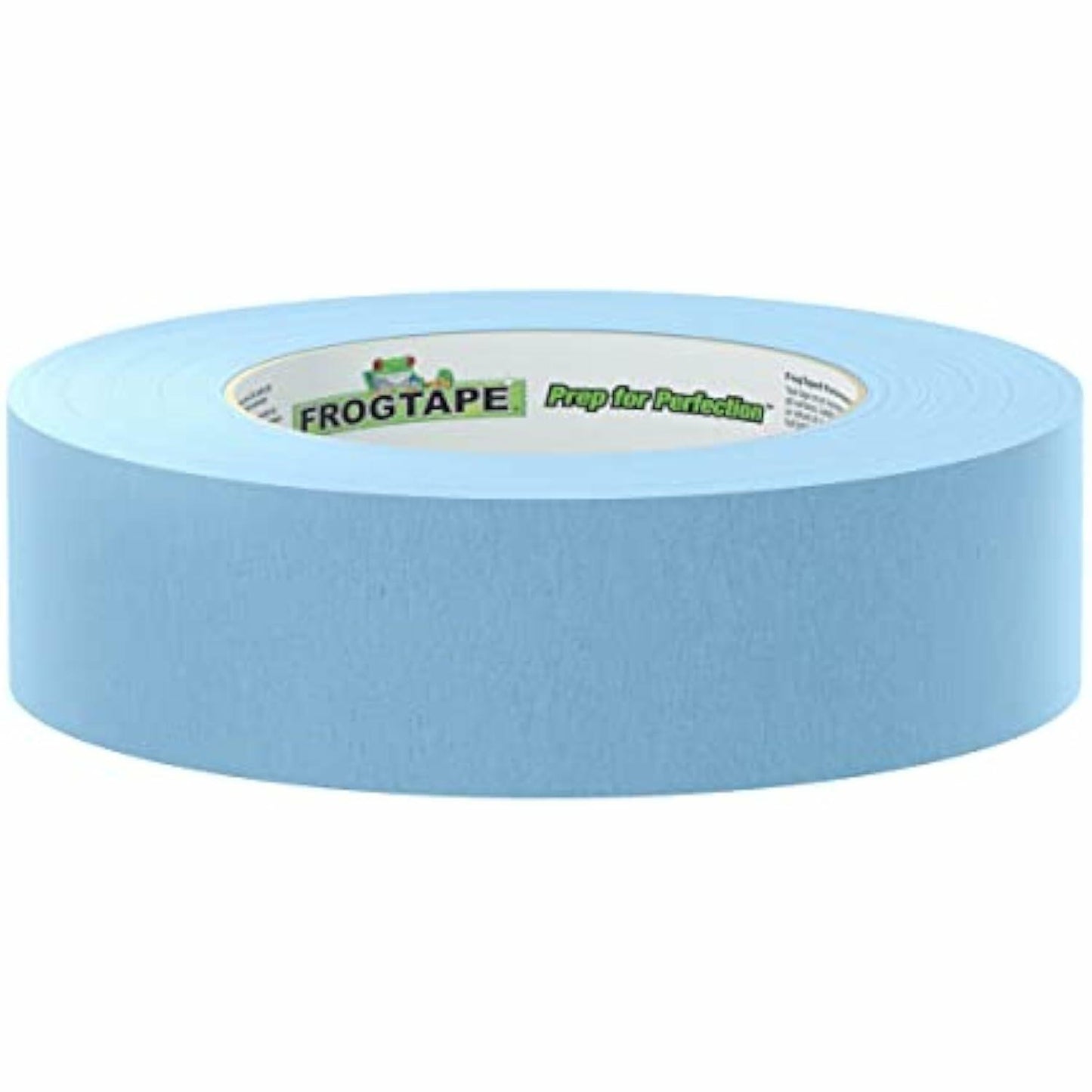FrogTape 250 Light Blue Moderate Temperature Performance Grade Masking Tape, Medium-High Adhesion, 36mm x 55m, 4 Rolls per Pack (105328)