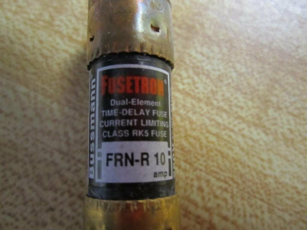 Bussmann FRN-R-10 Fusetron Fuses FRNR10 (Pack of 10)