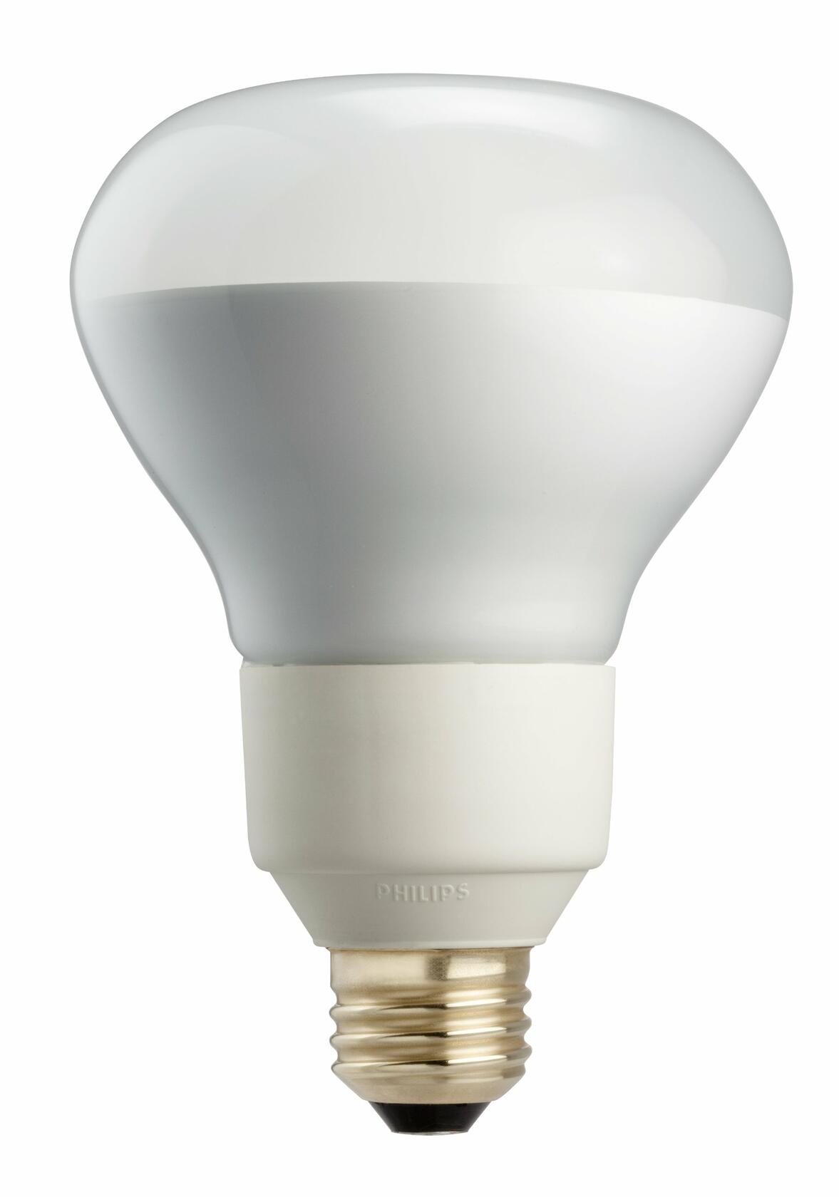 Philips 150417 Energy Saver Compact Fluorescent 16-Watt R30 Flood Light Bulb, Dimmable