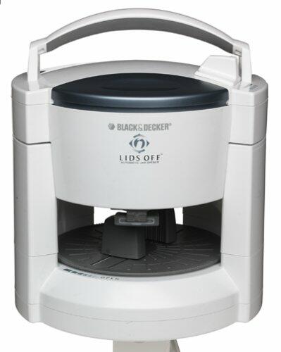 Black+Decker JW200 Lids Off Jar Opener, White