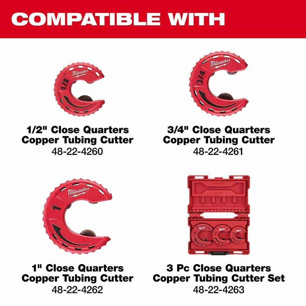 Milwaukee 48-22-4266 2pc Close Quarter Replacement Cutter Wheels New