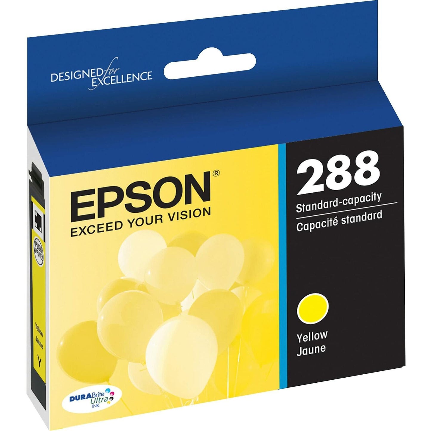 EPSON 288 DURABrite Ultra Ink Standard Capacity Yellow Cartridge (T288420-S) Works with Expression XP-330, XP-430, XP-434, XP-340, XP-440, XP-446