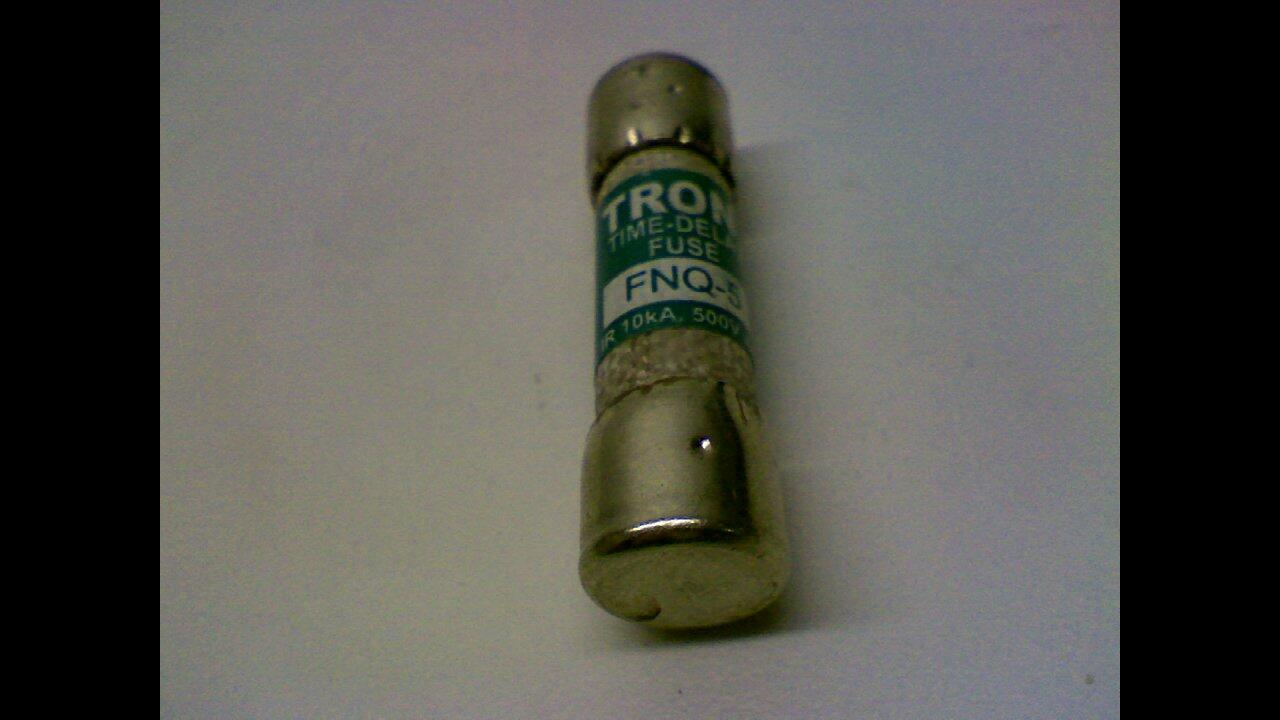 COOPER BUSSMANN - FNQ-5 - FUSE, 5A, 500V, TIME DELAY